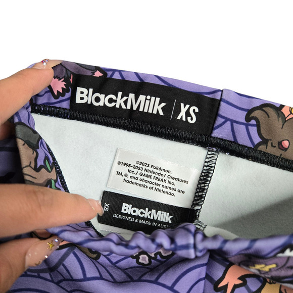 Blackmilk Pokemon Ghost-Type High Waisted Toasties Size: XS - Picture 5 of 6